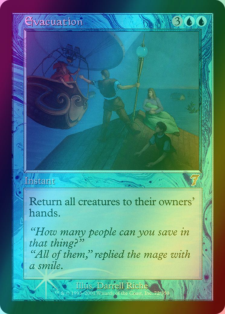 Evacuation [72x] [Seventh Edition] [Foil]