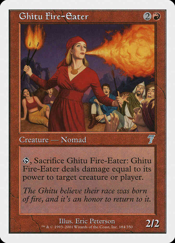 Ghitu Fire-Eater [184] [Seventh Edition] [Non-Foil]