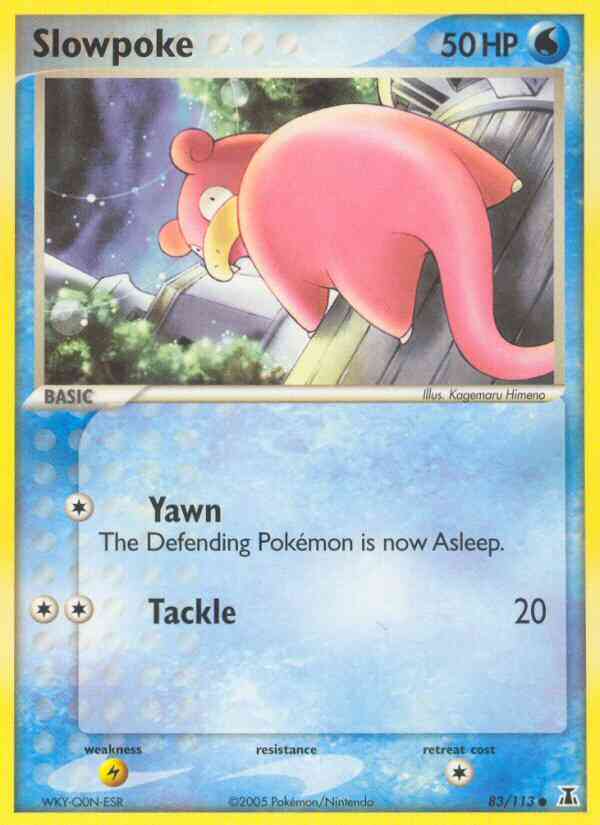 Slowpoke - 83/113 - Common [ex11-83] [Reverse Holo]