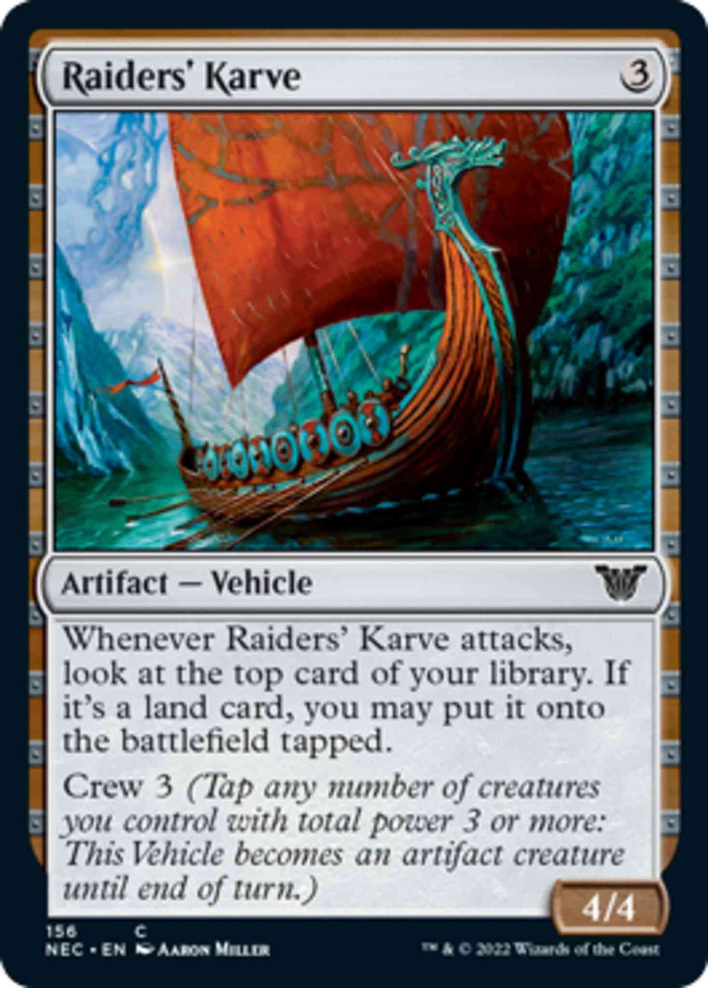 Raiders' Karve [156] [Kamigawa: Neon Dynasty: Commander] [Non-Foil]