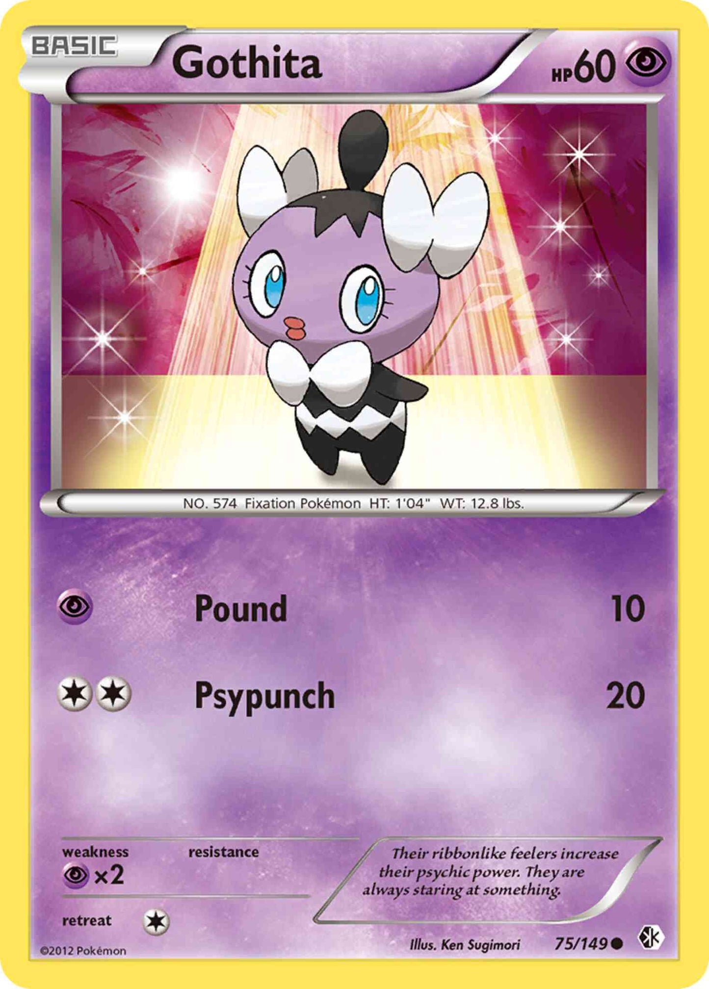 Gothita - 75/149 - Common [bw7-75] [Non-Holo]