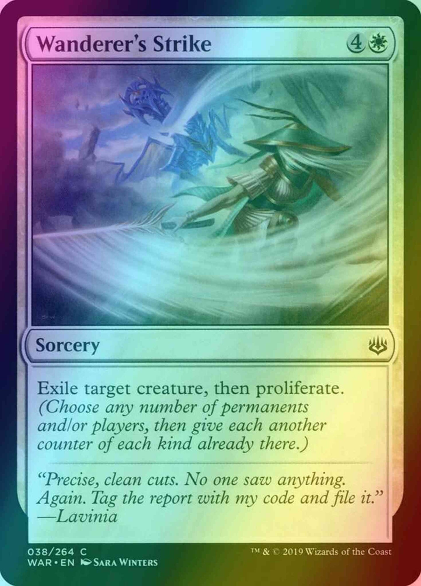 Wanderer's Strike [38] [War of the Spark] [Foil]