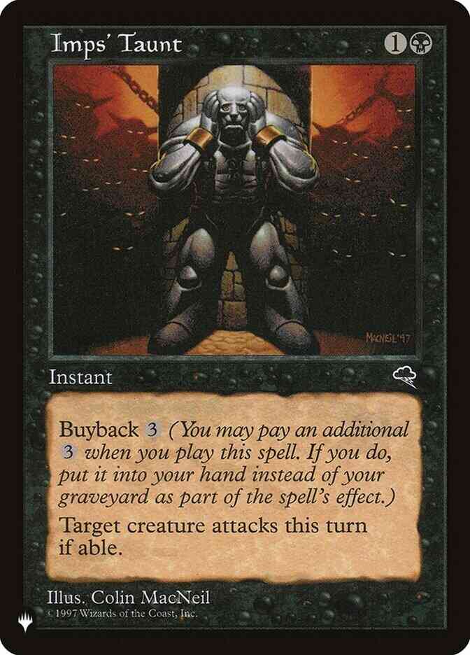 Imps' Taunt [TMP-138] [The List] [Non-Foil]