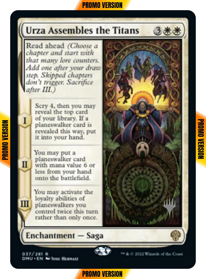 Urza Assembles the Titans [37p] [Promo Pack] [Dominaria United: Promos] [Non-Foil]