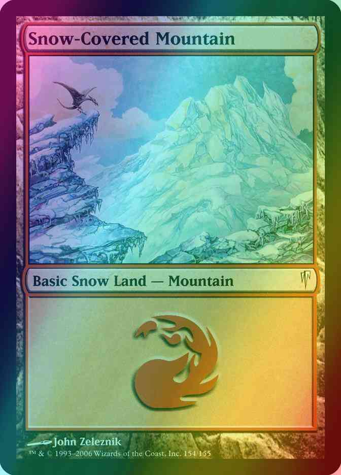 Snow-Covered Mountain [154] [Coldsnap] [Foil]
