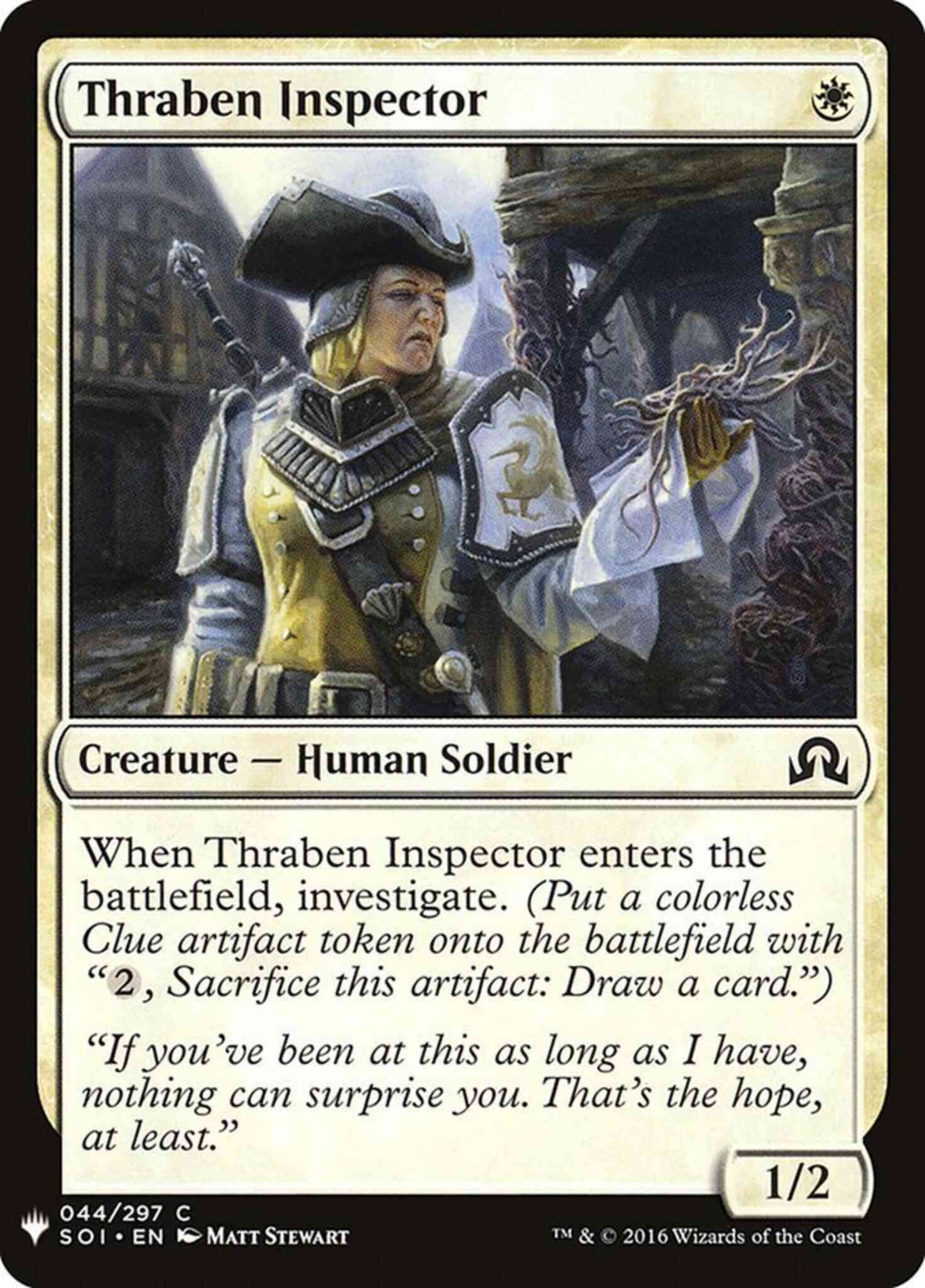 Thraben Inspector [SOI-44] [The List] [Non-Foil]