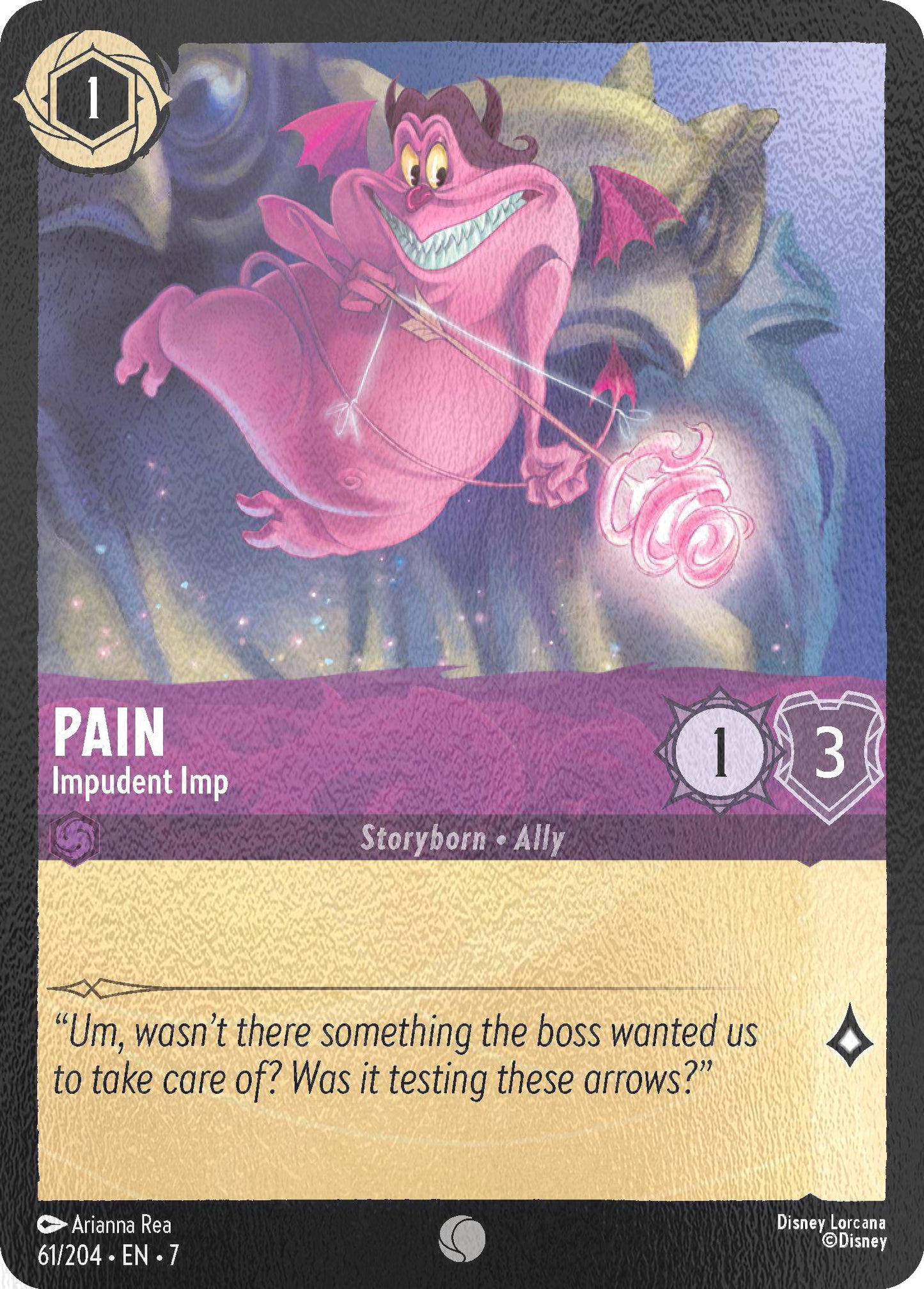 Pain - Impudent Imp - 61/204 [Archazia's Island] [Cold Foil]
