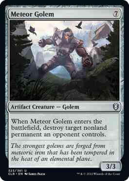 Meteor Golem [323] [Commander Legends: Battle for Baldur's Gate] [Non-Foil]