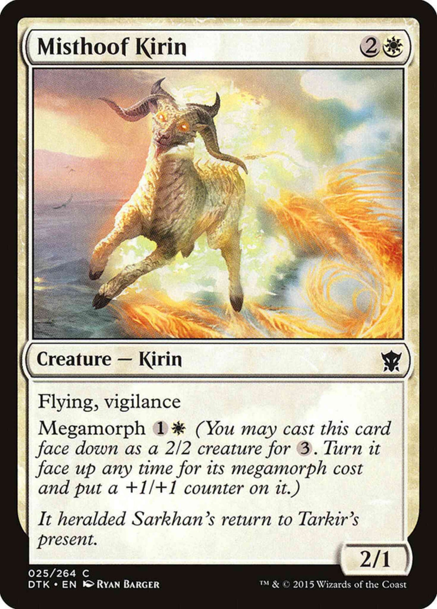 Misthoof Kirin [25] [Dragons Of Tarkir] [Non-Foil]