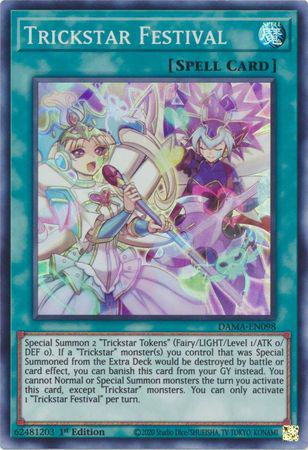 Trickstar Festival - DAMA-EN098 - Super Rare - 1st Edition