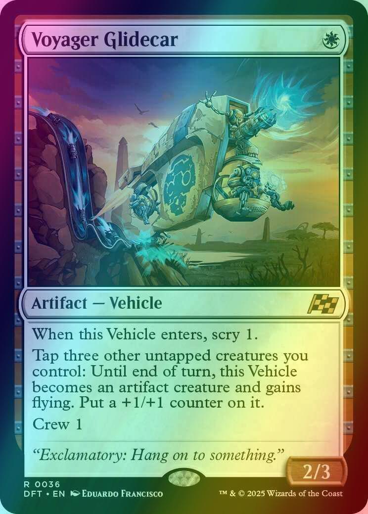 Voyager Glidecar [36] [Aetherdrift] [Foil]
