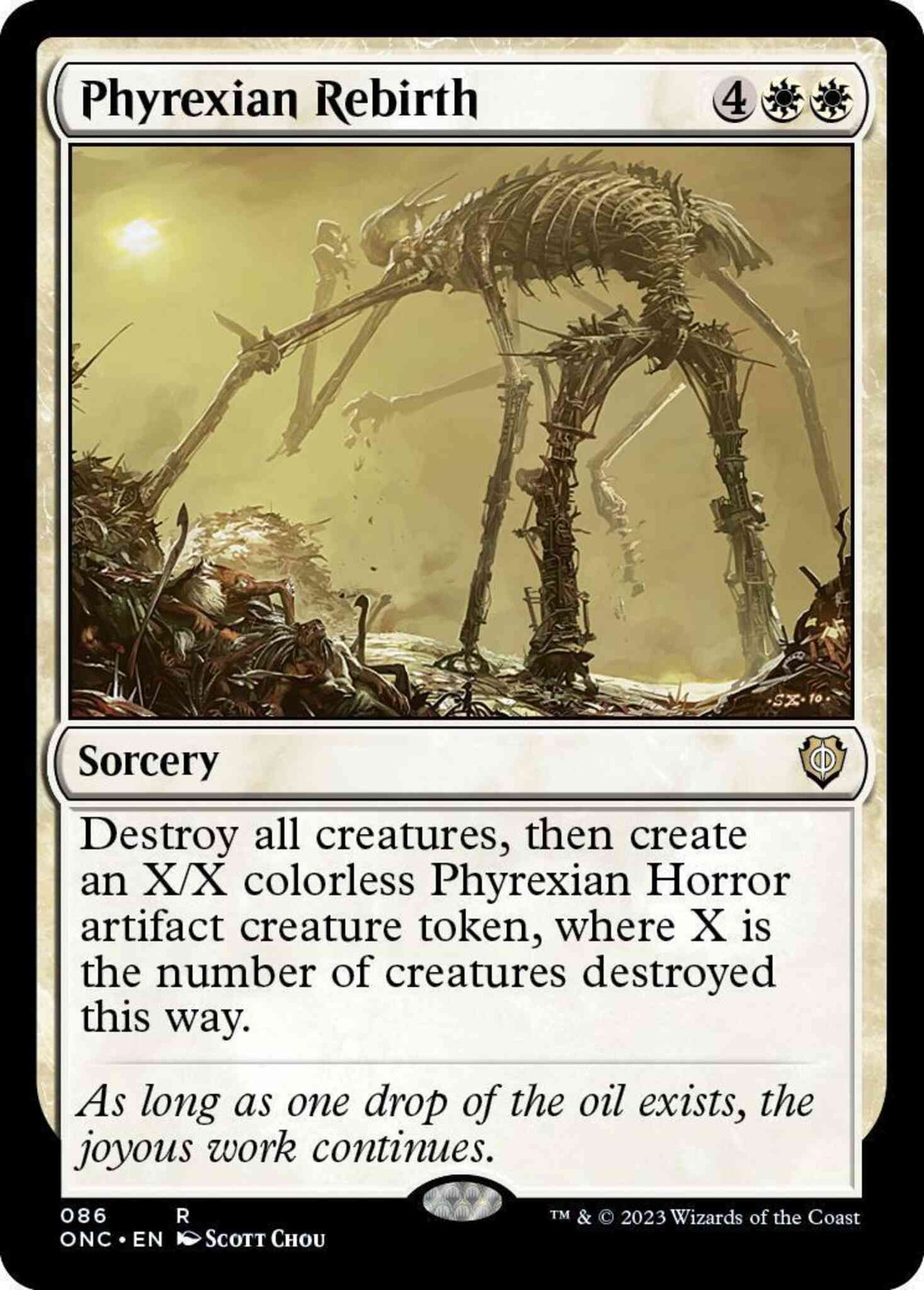 Phyrexian Rebirth [86] [Phyrexia: All Will Be One: Commander] [Non-Foil]