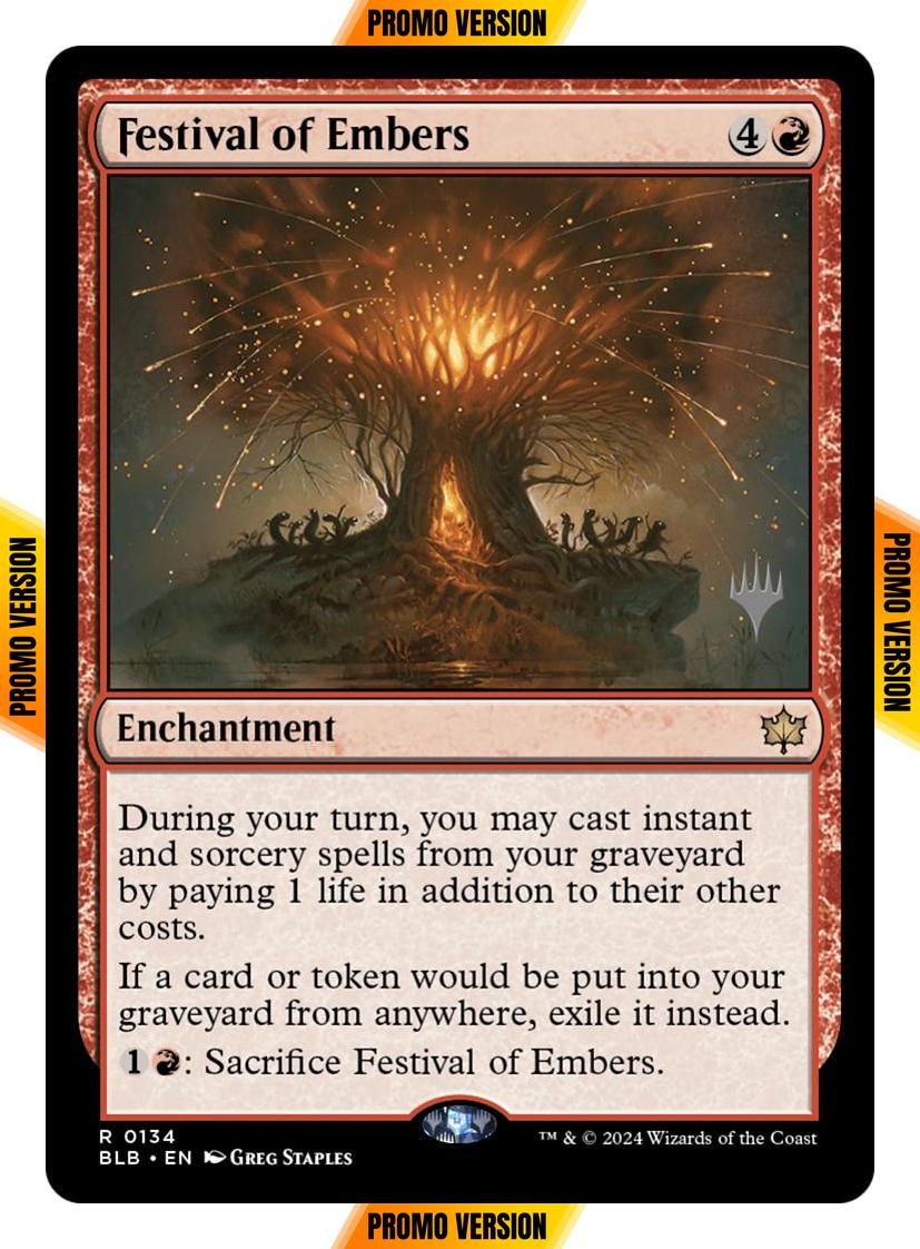 Festival of Embers [134p] [Promo Pack] [Bloomburrow: Promos] [Non-Foil]