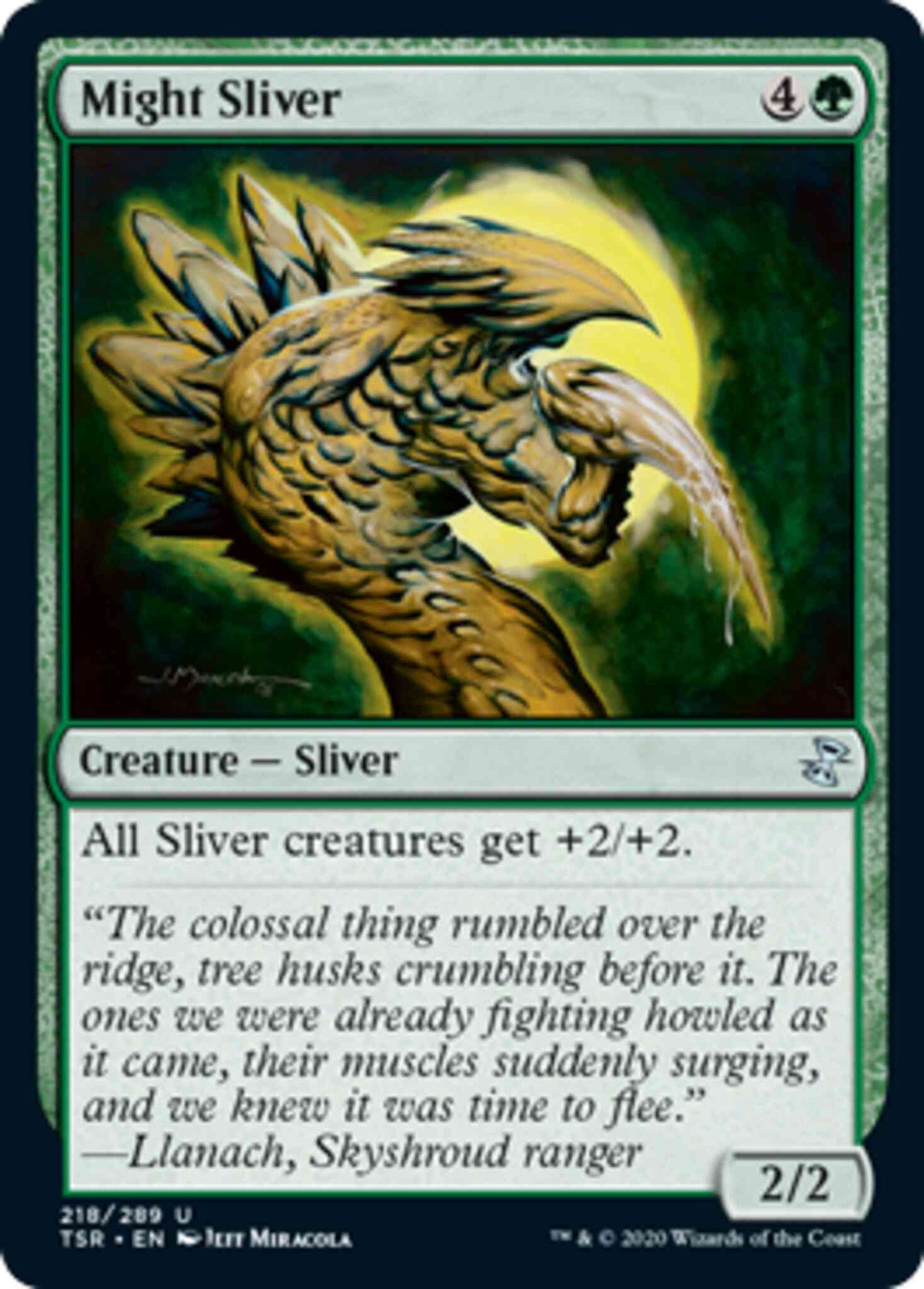 Might Sliver [218] [Time Spiral Remastered] [Non-Foil]