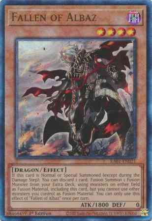 Fallen of Albaz - RA01-EN021 - Prismatic Ultimate Rare - 1st Edition