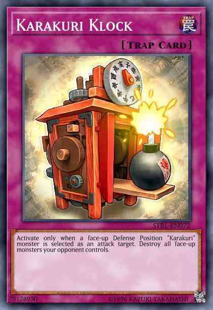 Karakuri Klock - STBL-EN072 - Super Rare - 1st Edition