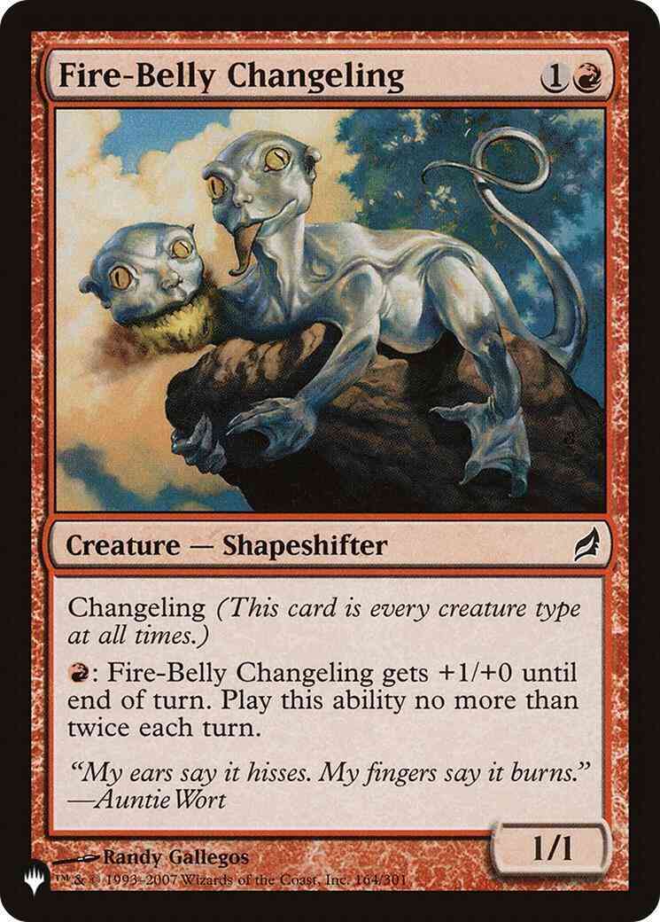 Fire-Belly Changeling [LRW-164] [The List] [Non-Foil]
