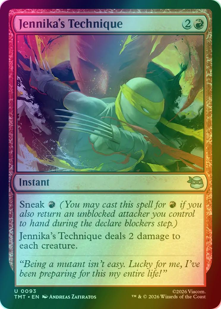 Jennika's Technique [93] [Teenage Mutant Ninja Turtles] [Foil]