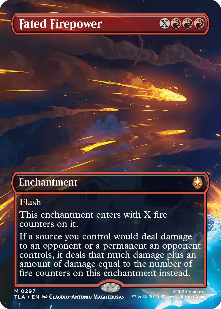 Fated Firepower [297] [Borderless] [Scene] [Avatar: The Last Airbender] [Non-Foil]