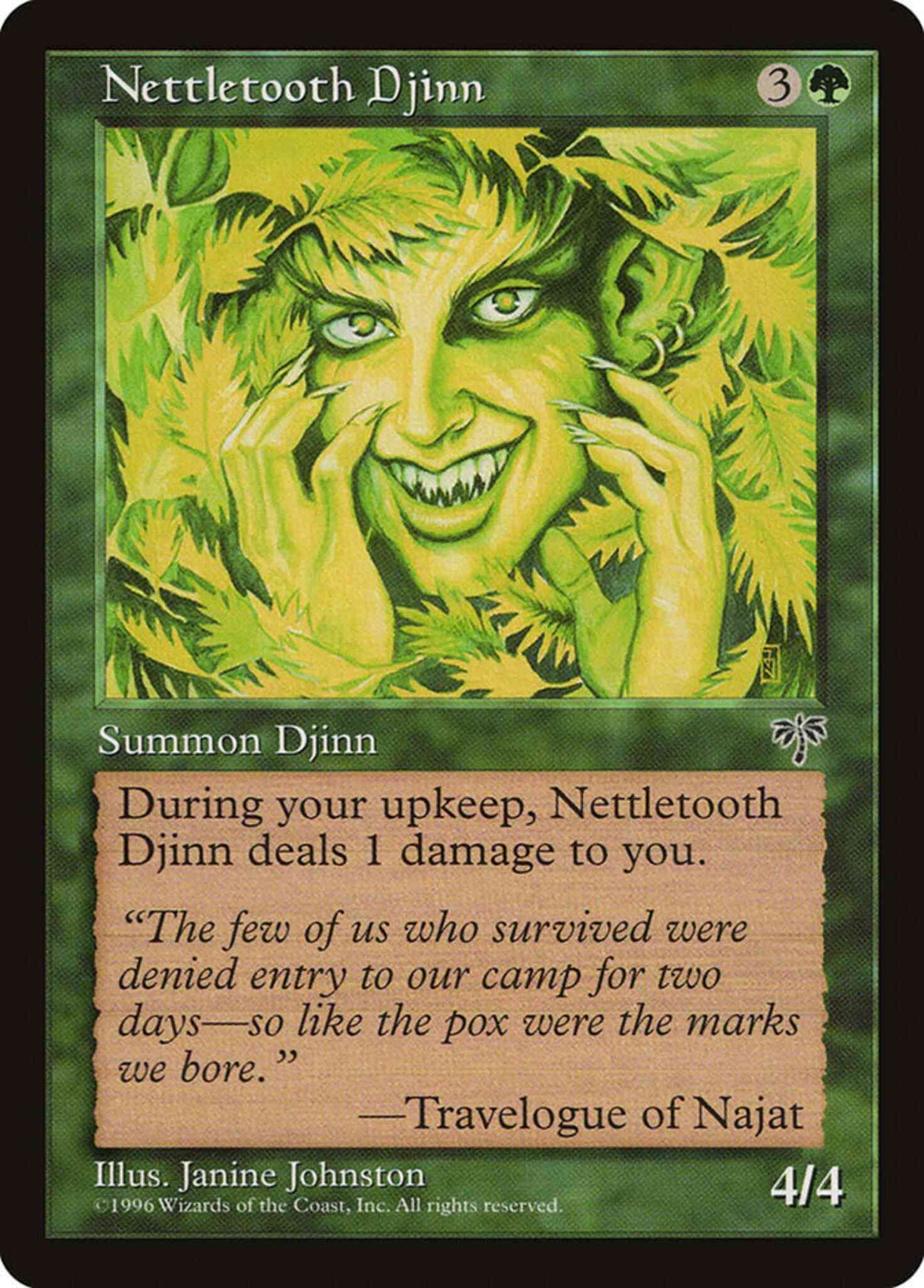 Nettletooth Djinn [232] [Mirage] [Non-Foil]