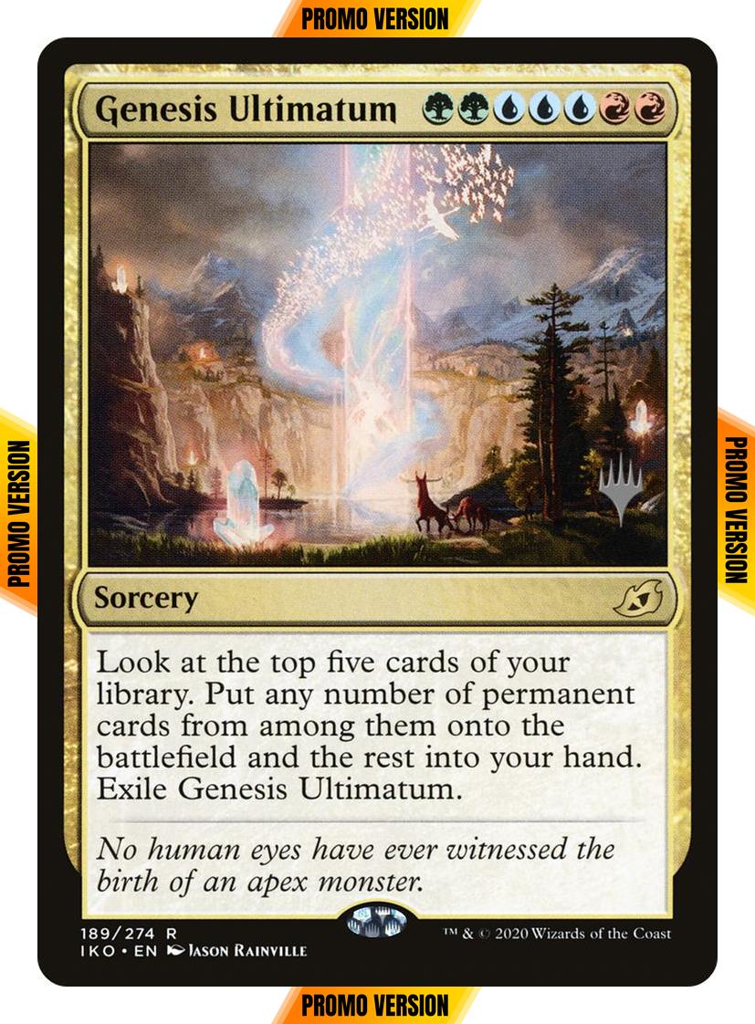 Genesis Ultimatum [Promo Pack] [189p] [Ikoria: Lair of Behemoths Promos] [Non-Foil]