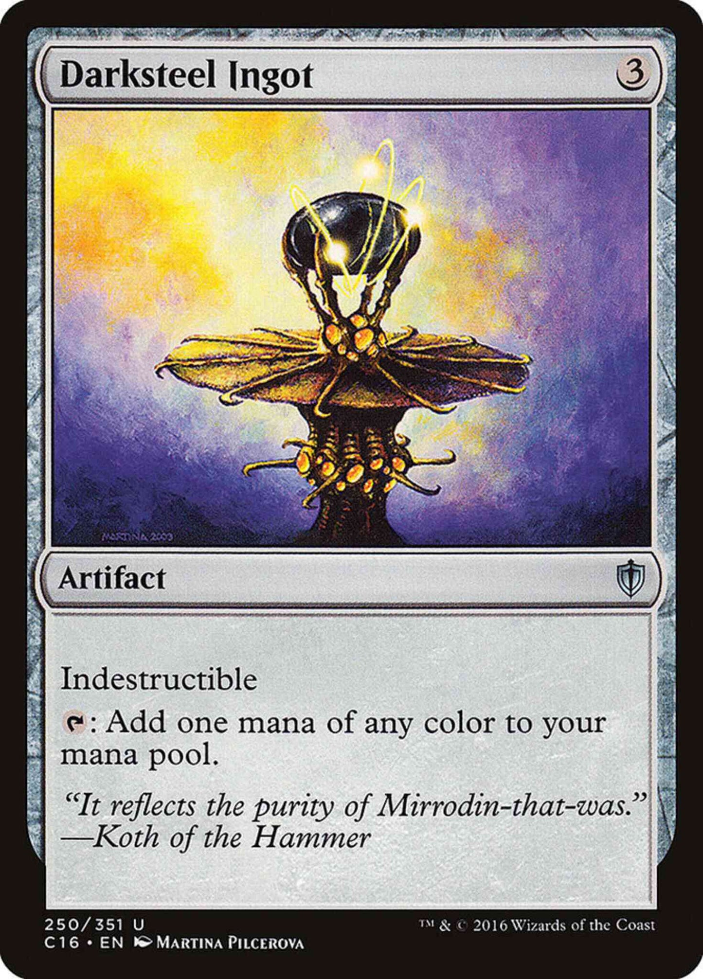 Darksteel Ingot [250] [Commander 2016] [Non-Foil]