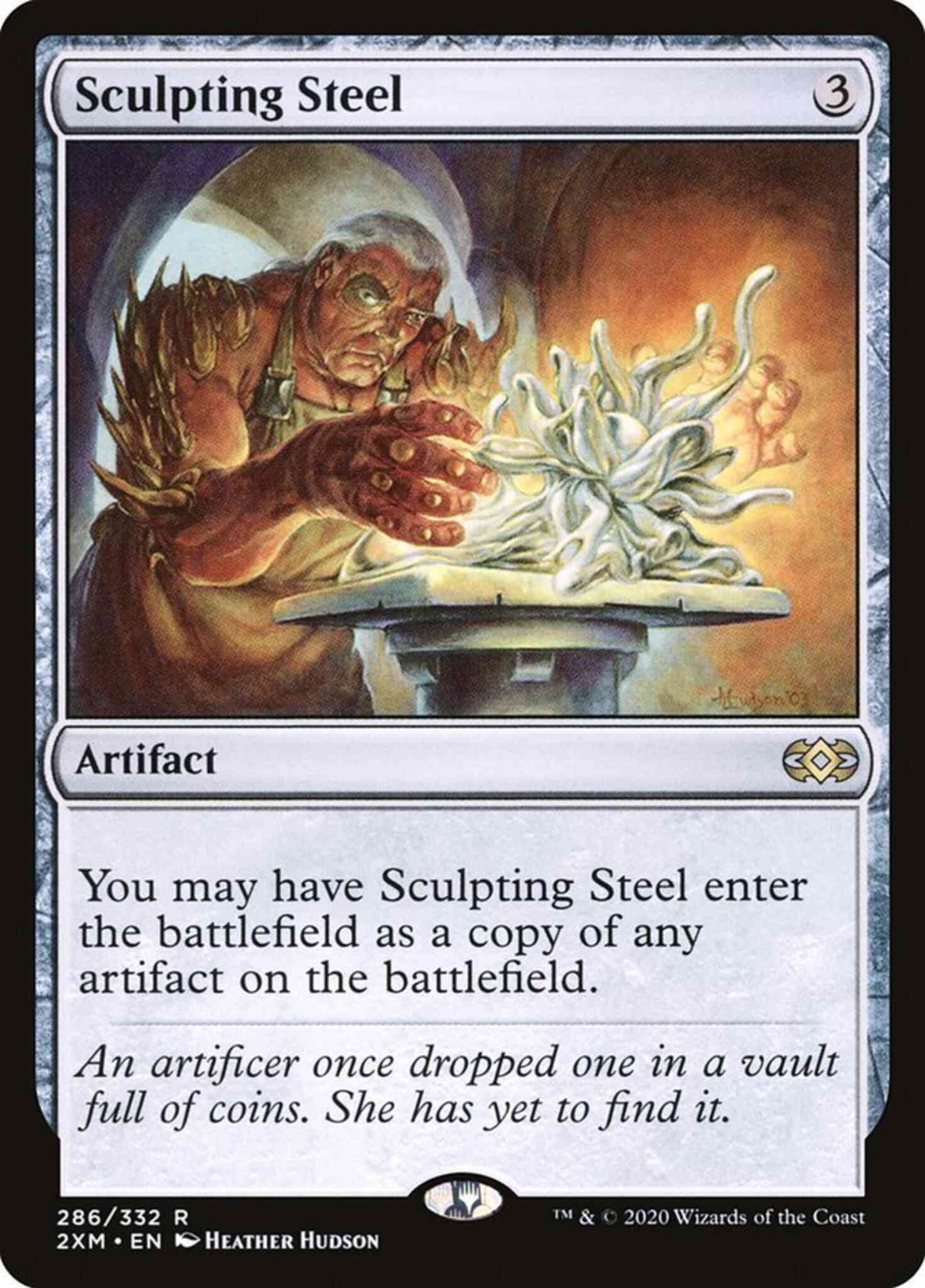 Sculpting Steel [286] [Double Masters] [Non-Foil]