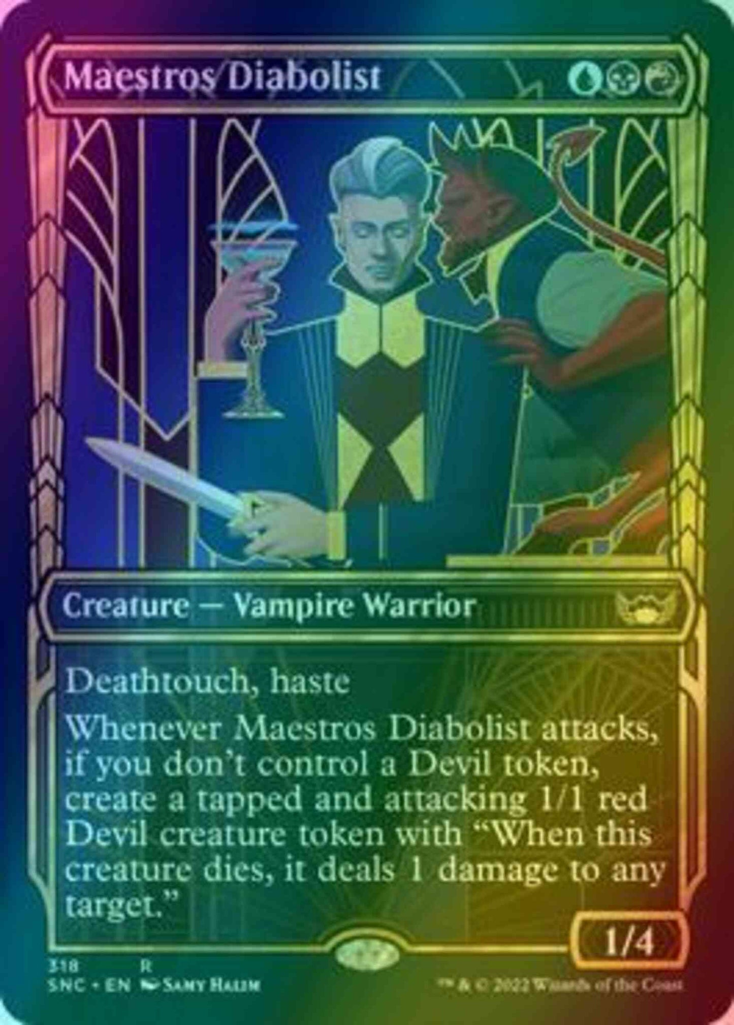 Maestros Diabolist [318] [Golden Age Showcase] [Streets of New Capenna] [Foil]