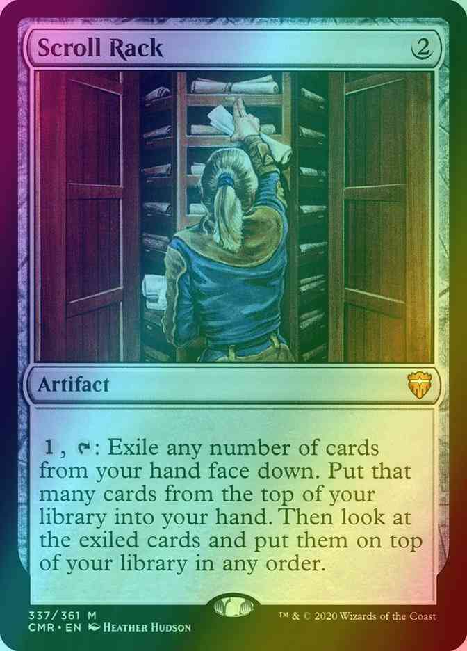 Scroll Rack [337] [Commander Legends] [Foil]