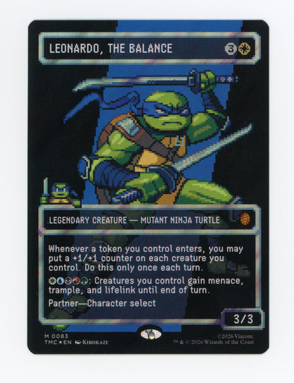 Leonardo, the Balance — Borderless|Pixel|Surge Foil — ID 17318