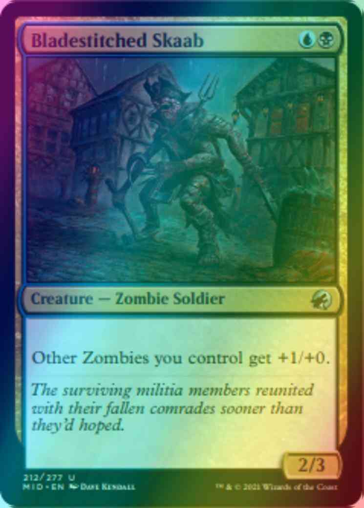 Bladestitched Skaab [212] [Innistrad: Midnight Hunt] [Foil]