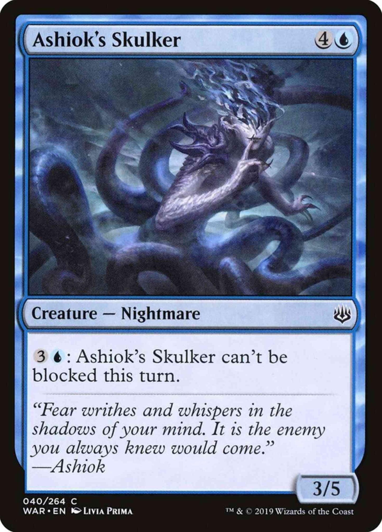 Ashiok's Skulker [40] [War of the Spark] [Non-Foil]