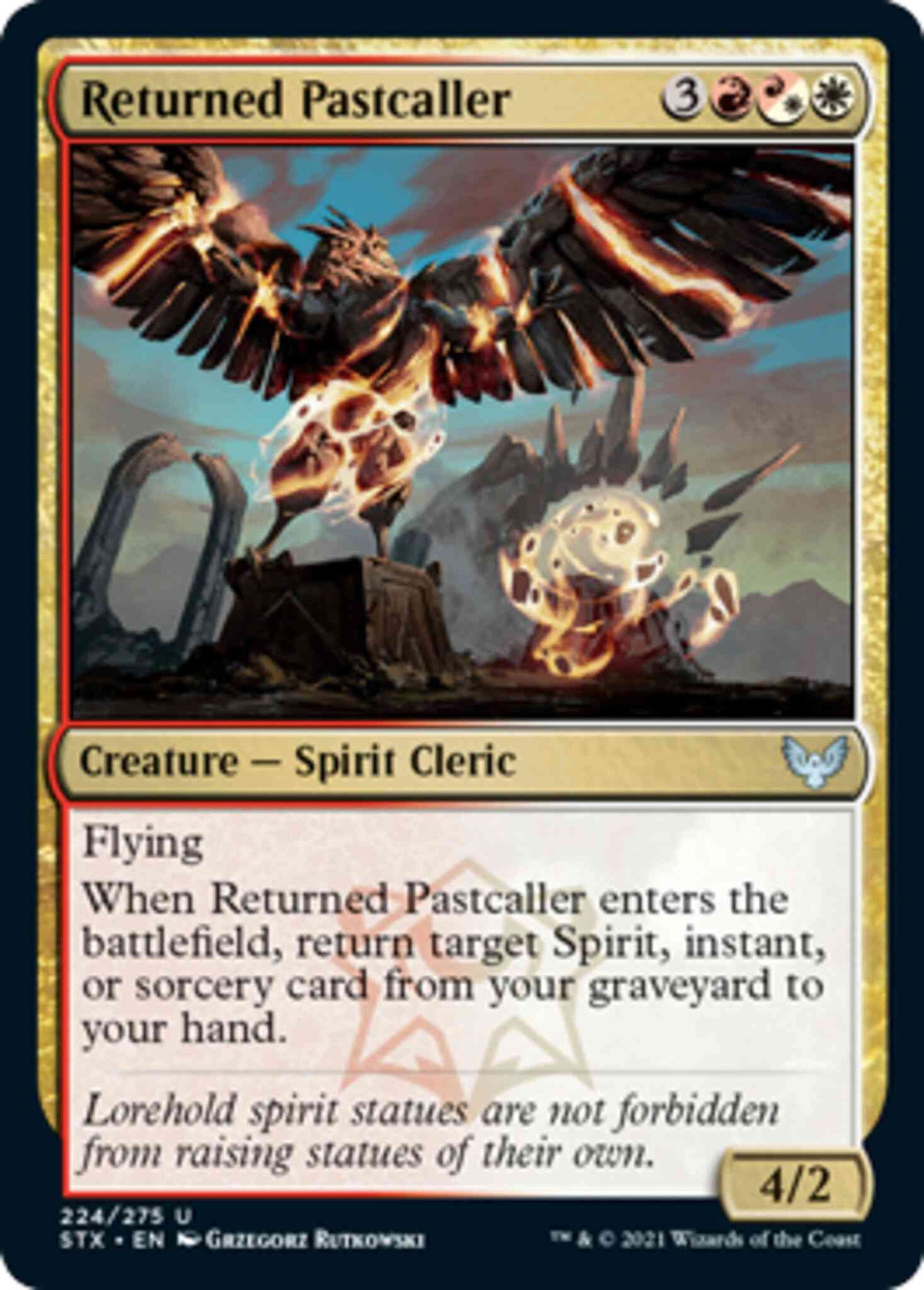 Returned Pastcaller [224] [Strixhaven: School of Mages] [Non-Foil]