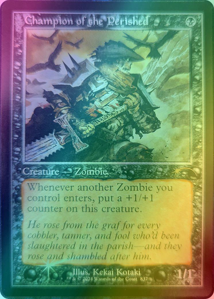 Champion of the Perished [0837] [Retro Frame] [Kekai Kotaki] [Secret Lair Drop] [Foil]