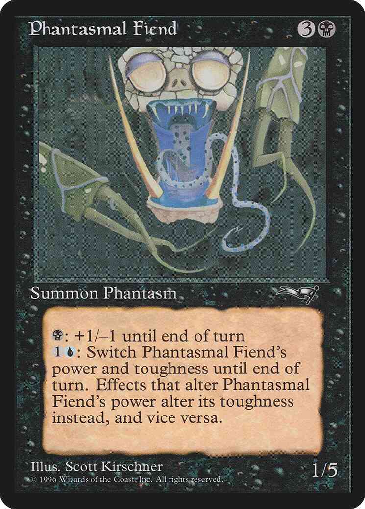 Phantasmal Fiend [Close-up] [57a] [Alliances] [Non-Foil]