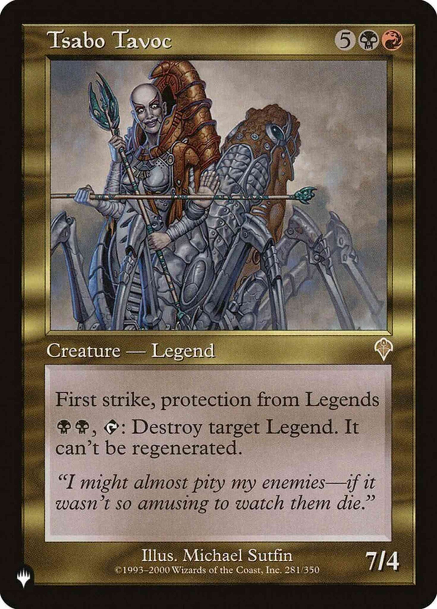 Tsabo Tavoc [INV-281] [The List] [Non-Foil]