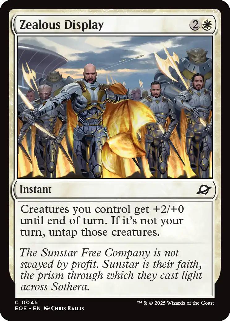 Zealous Display [45] [Edge of Eternities] [Non-Foil]
