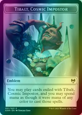 Dwarf Berserker Token (12) // Tibalt, Cosmic Impostor Emblem (21) [Kaldheim Tokens] [Foil]