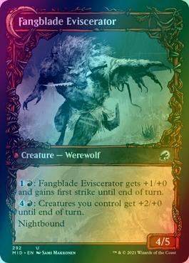 Fangblade Brigand // Fangblade Eviscerator [292] [Equinox Showcase] [Innistrad: Midnight Hunt] [Foil]