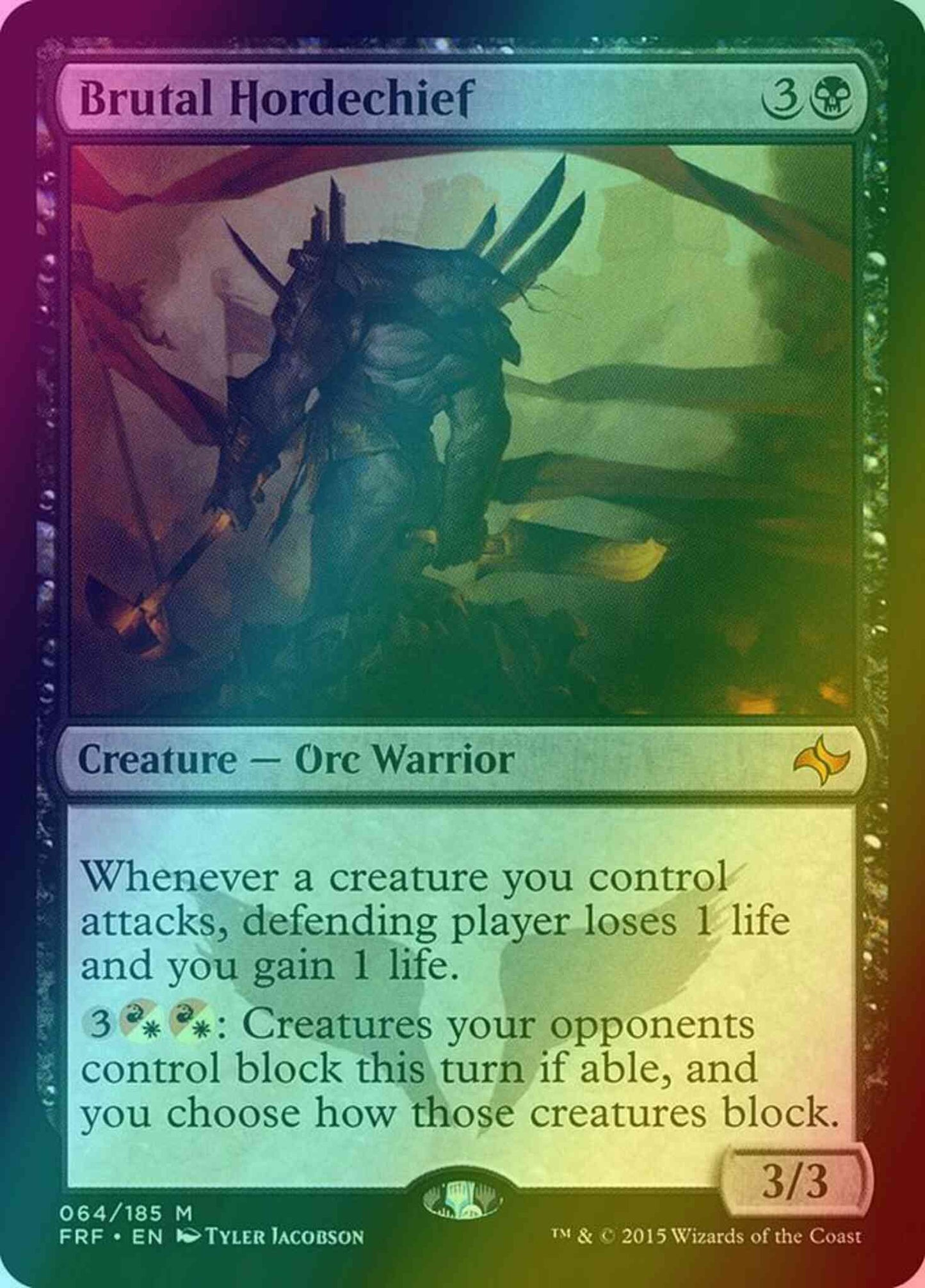 Brutal Hordechief [64] [Fate Reforged] [Foil]