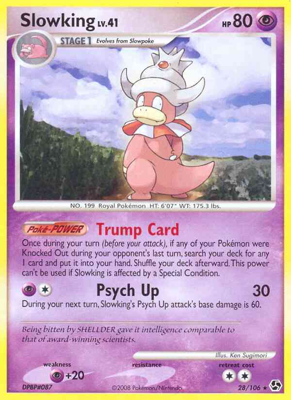 Slowking - 28/106 - Rare [dp4-28] [Non-Holo]