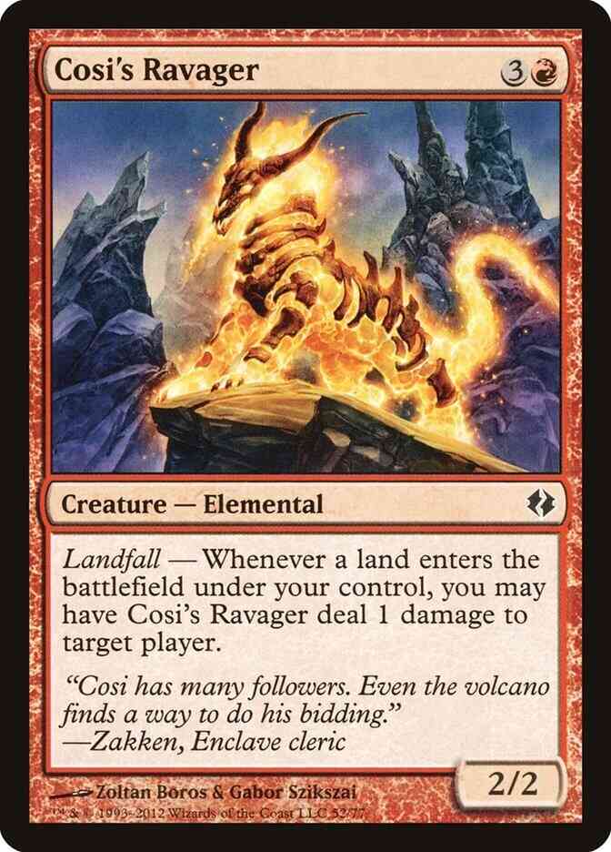 Cosi's Ravager [52] [Duel Decks Venser vs Koth] [Non-Foil]
