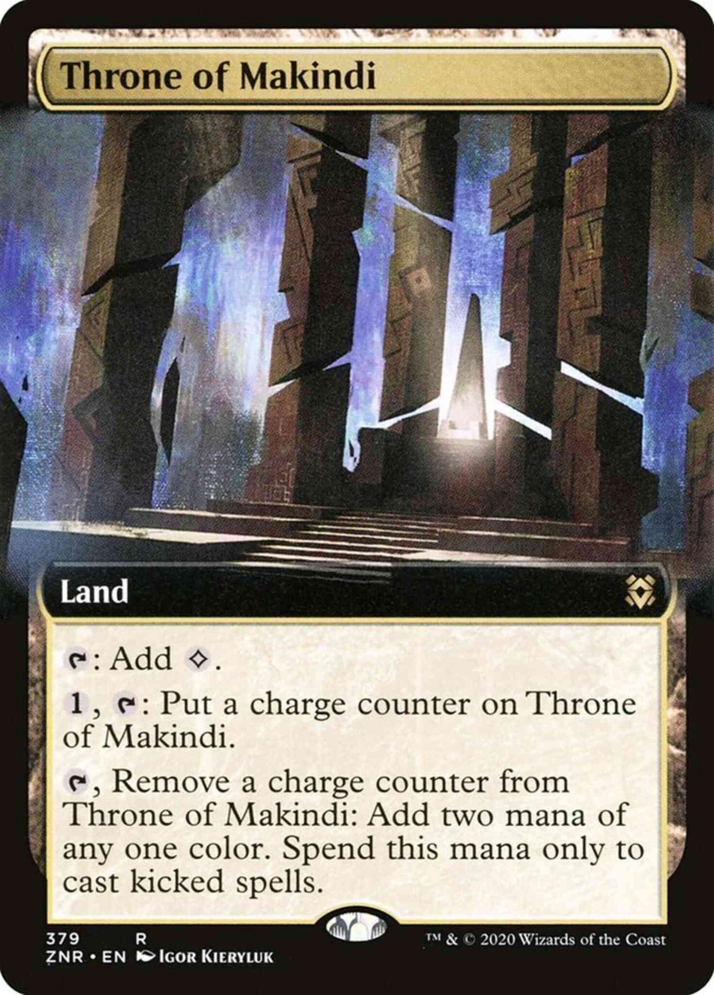 Throne of Makindi [379] [Extended Art] [Zendikar Rising] [Non-Foil]