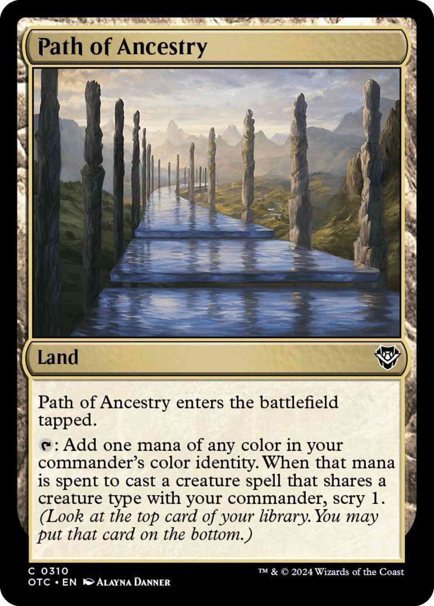 Path of Ancestry [310] [Outlaws of Thunder Junction: Commander] [Non-Foil]
