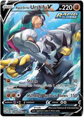 Rapid Strike Urshifu V - TG20/TG30 - Rare Ultra [SWSH9-TG20] [Ultra]
