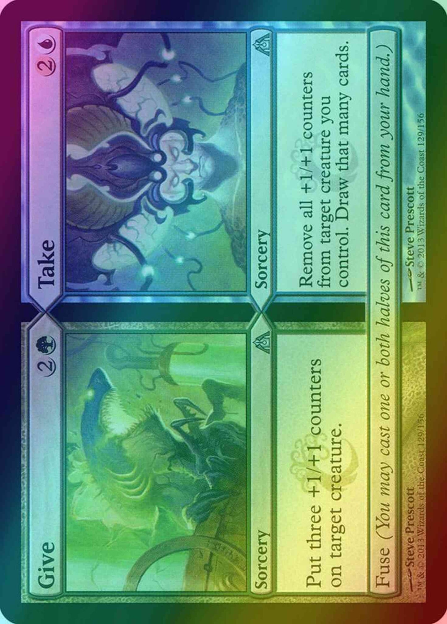 Give // Take [129] [Dragon's Maze] [Foil]