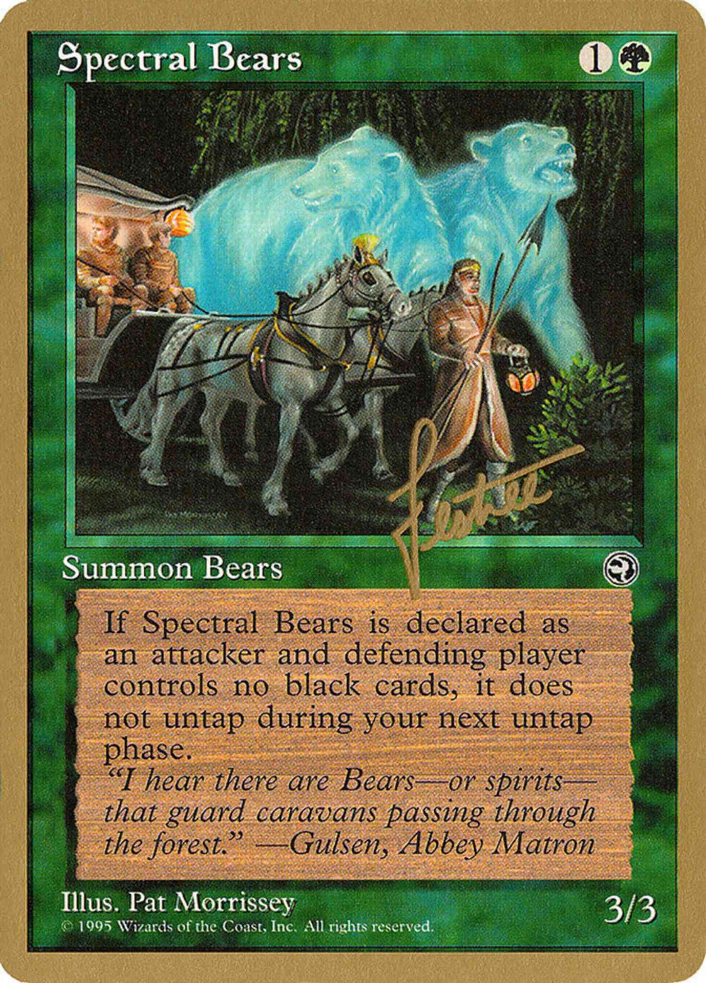 Spectral Bears [bl98] [Bertrand Lestree] [Pro Tour Collector Set] [Non-Foil]