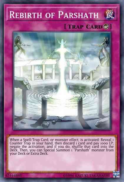 Rebirth of Parshath - SR05-EN031 - Super Rare - 1st Edition