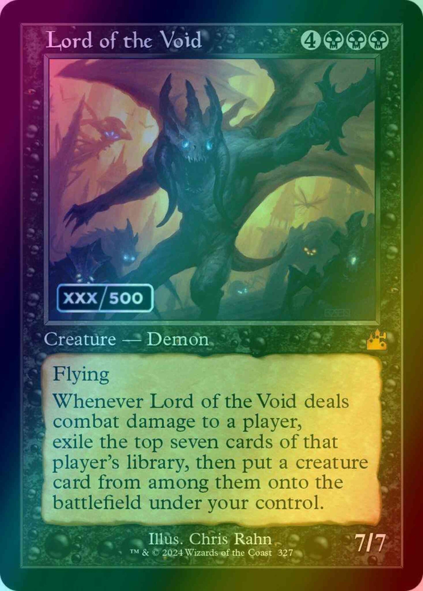 Lord of the Void - Serial Numbered [327z] [Retro Frame] [Ravnica Remastered] [Foil]