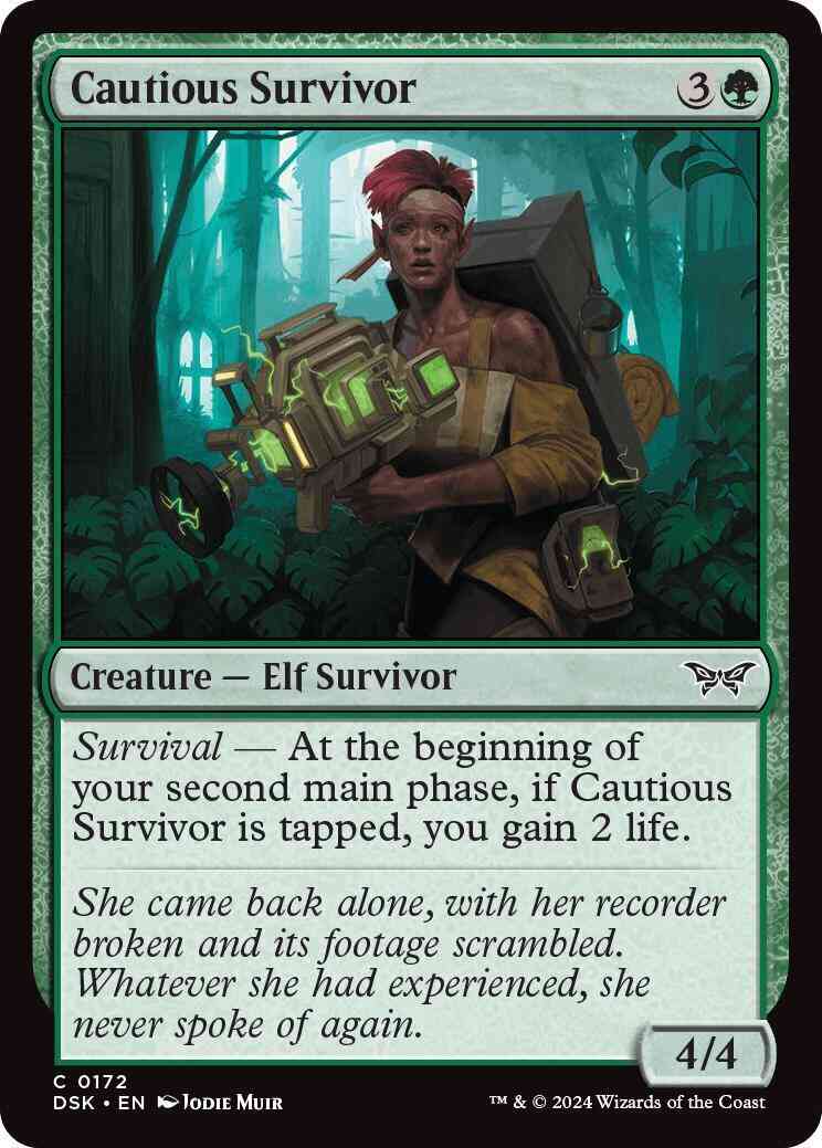 Cautious Survivor [172] [Duskmourn: House of Horror] [Non-Foil]
